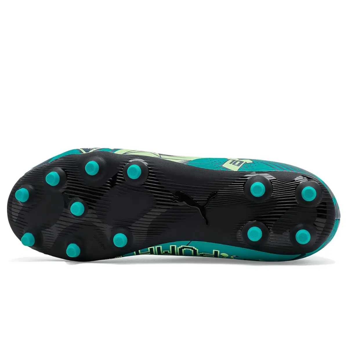 Puma shoes - White/Lake Blue/Yellow Alert 3