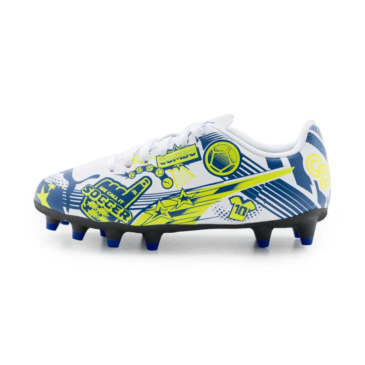 Puma shoes - White/Lake Blue/Yellow Alert 15