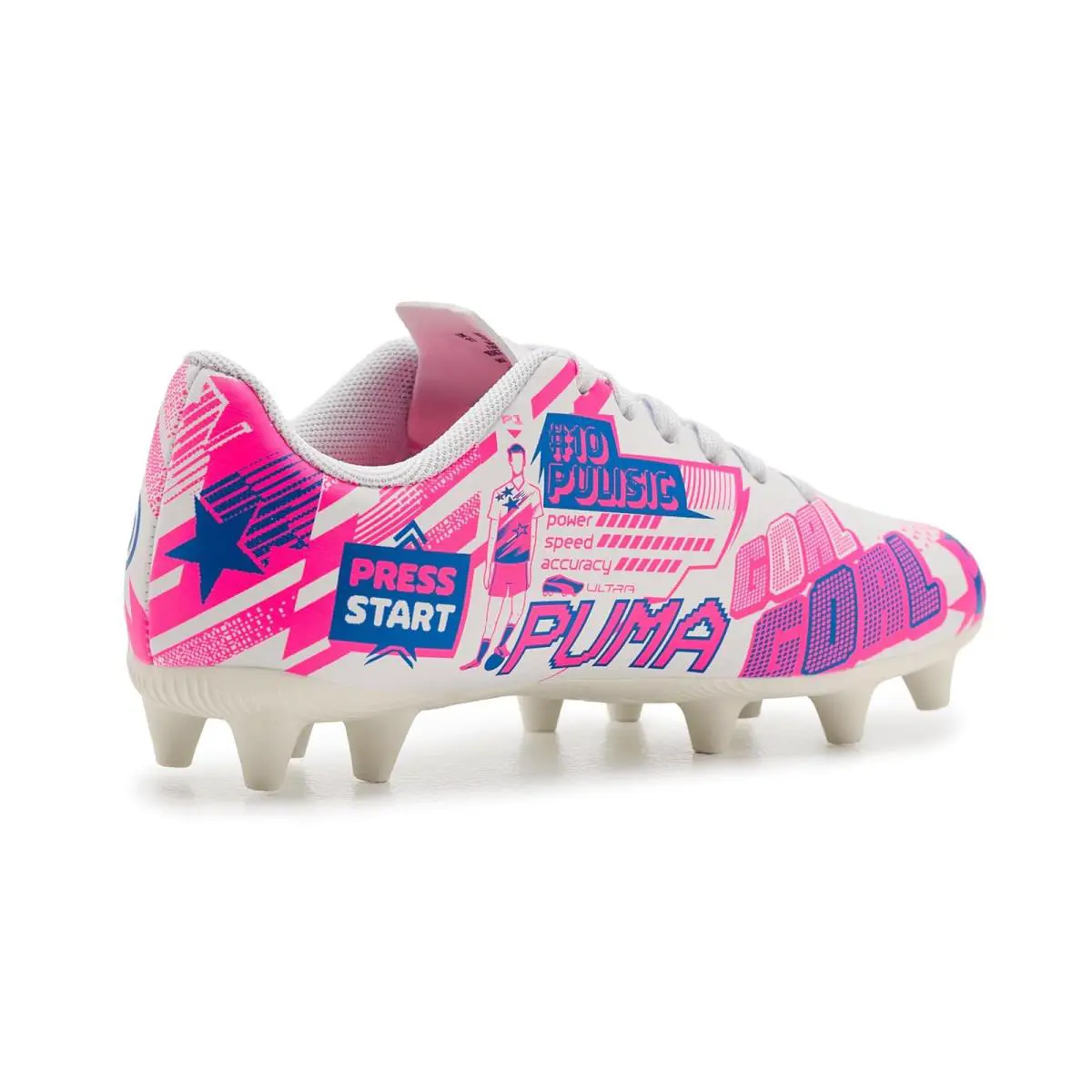 Puma shoes - White/Lake Blue/Yellow Alert 21