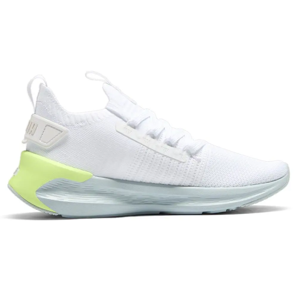 Puma Softride Symmetry Fuzion Running Womens White Sneakers Athletic Shoes 3104 - White