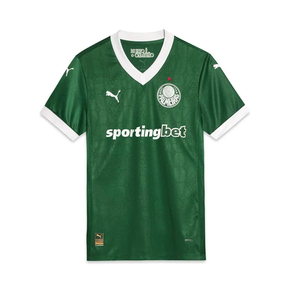 Puma clothing - PUMA Se Palmeiras Home `25 Soccer Jersey - 78242501 - Green 1