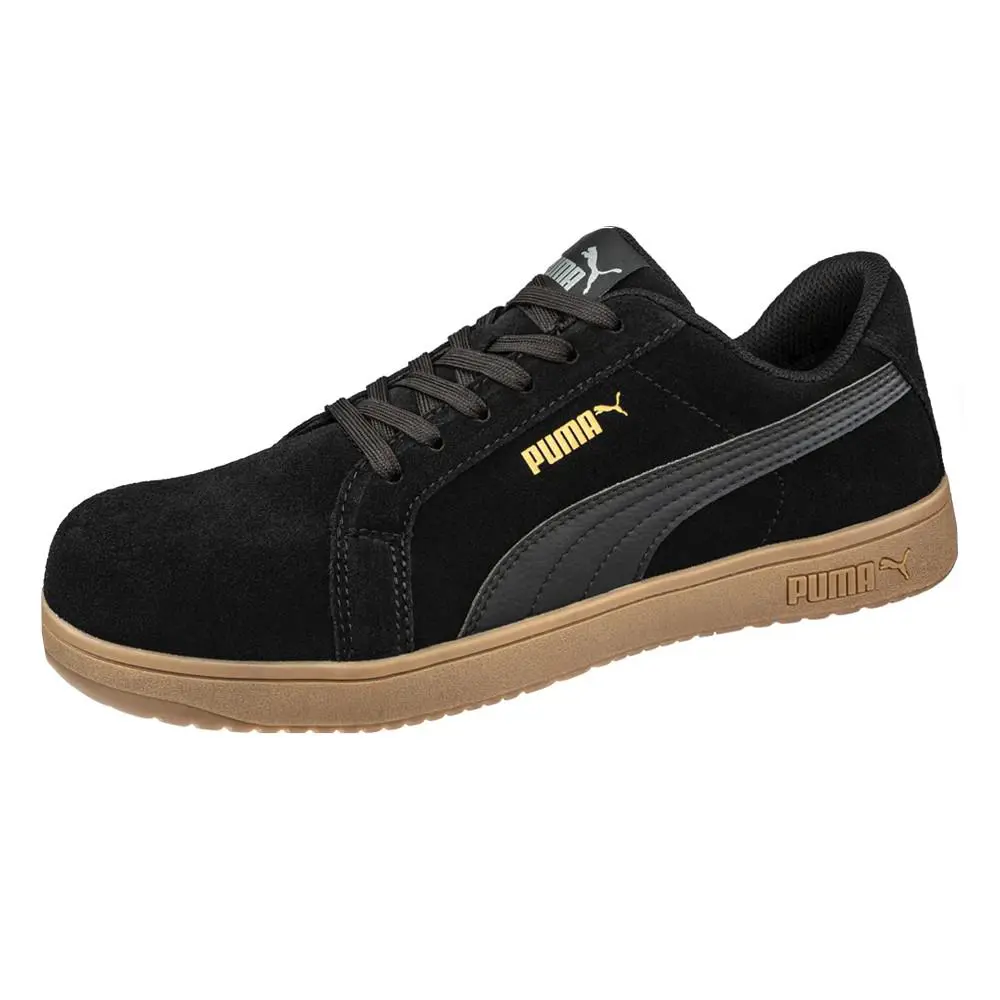 Puma shoes - PUMA Safety Iconic Low Electrical Composite Toe Work - 640325 - Black 0