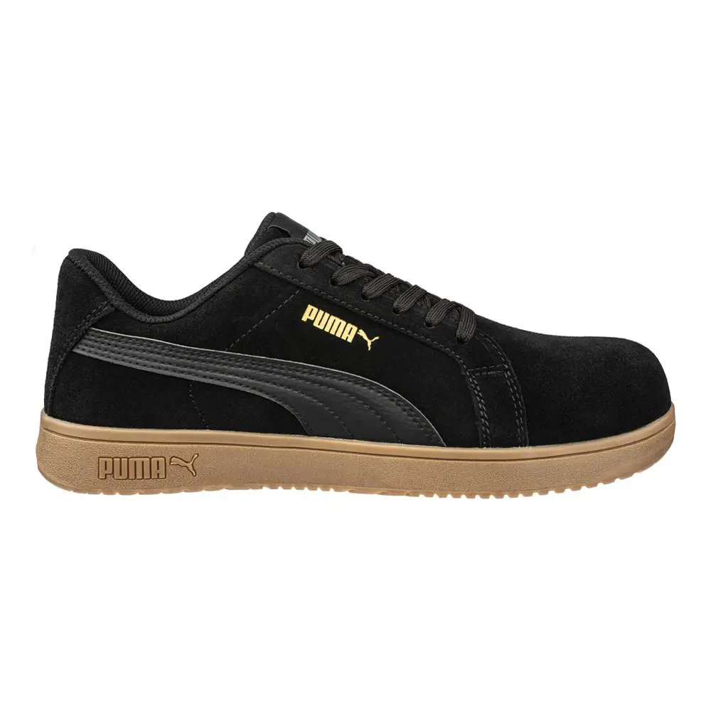 Puma shoes - PUMA Safety Iconic Low Electrical Composite Toe Work - 640325 - Black 4