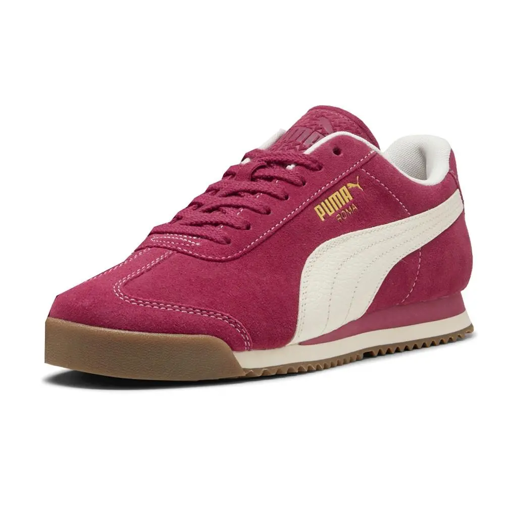 Puma shoes - PUMA Roma Suede Lace Up - 39863508 - Red 0