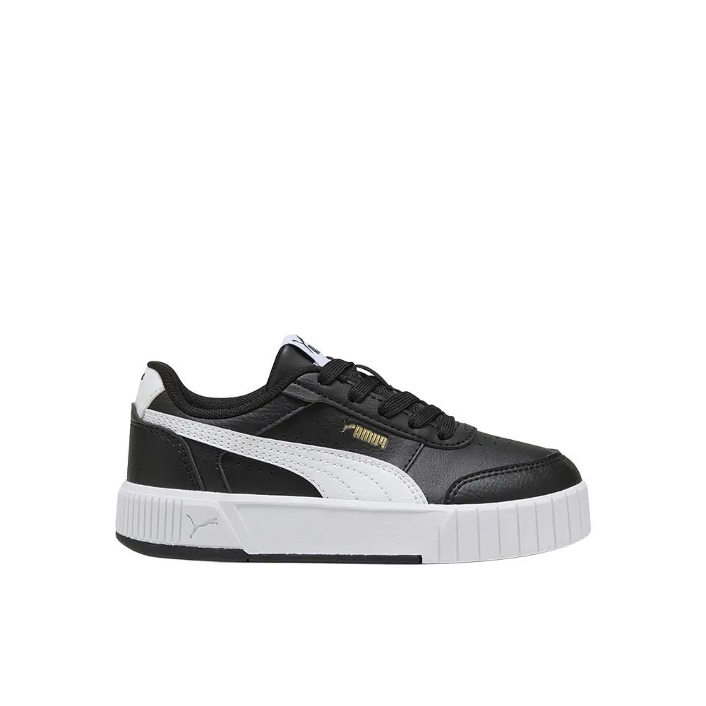 Puma shoes - PUMA Carina Mia Lace Up  Youth - 40374701 - Black, White 7