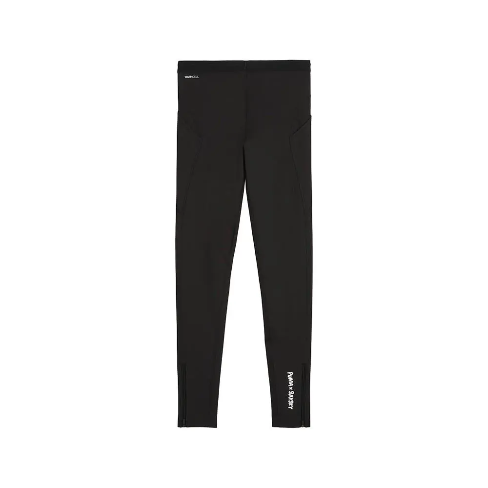 Puma clothing - PUMA  X Saysky Fleece Running Leggings - 52755401 - Black 0