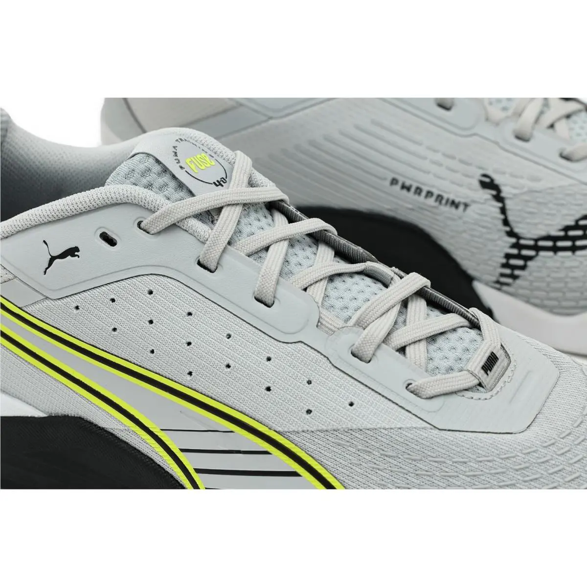 Puma shoes - Cool Light Gray/Puma Black/Lux Lime 11