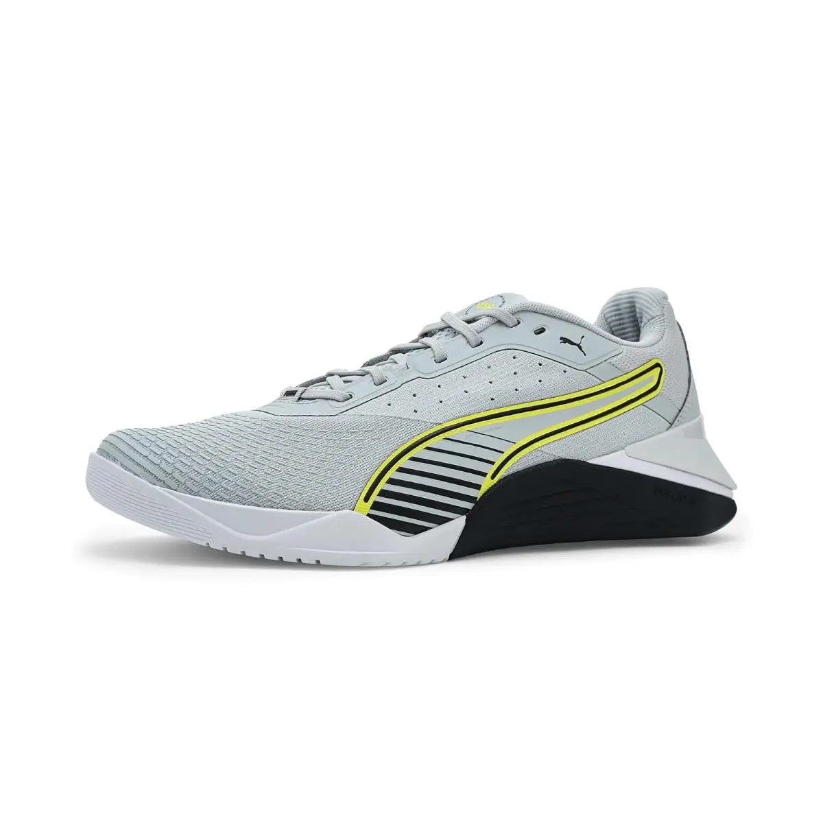 Man`s Sneakers Athletic Shoes  Fuse 4.0 Cross Training Shoes Cool Light Gray/ Black/Lux Lime by Puma