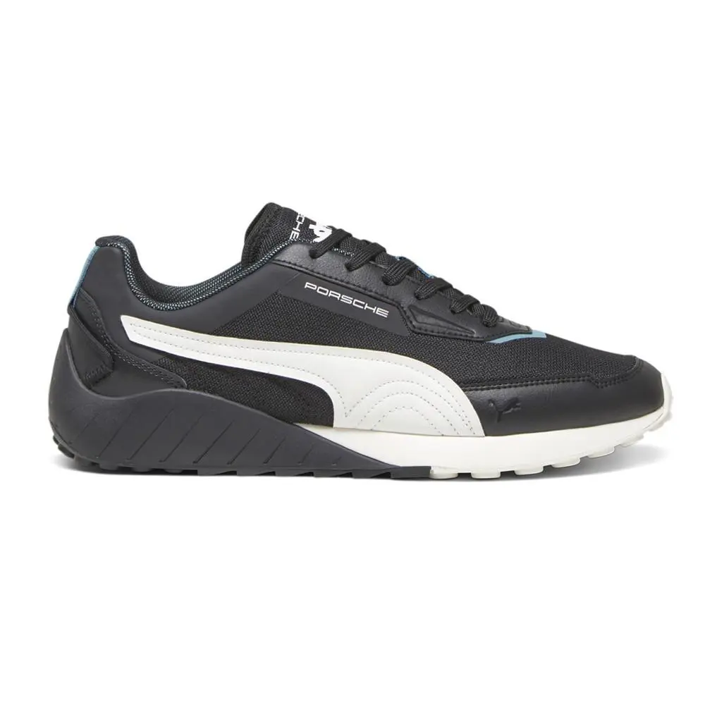Puma Porsche Legacy Speedfusion Lace Up Mens Black Sneakers Casual Shoes 307778 - Black