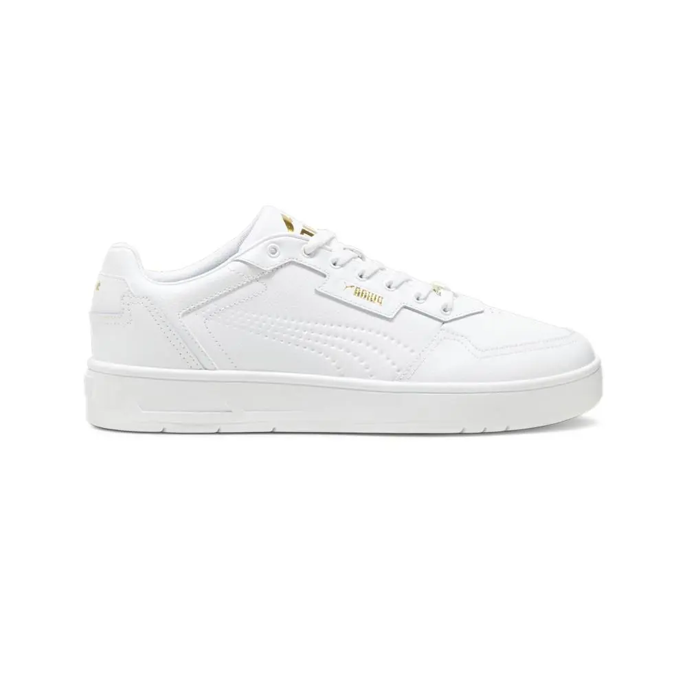 Puma shoes - PUMA Court Classic Lux Lace Up - 39501901 - White 5