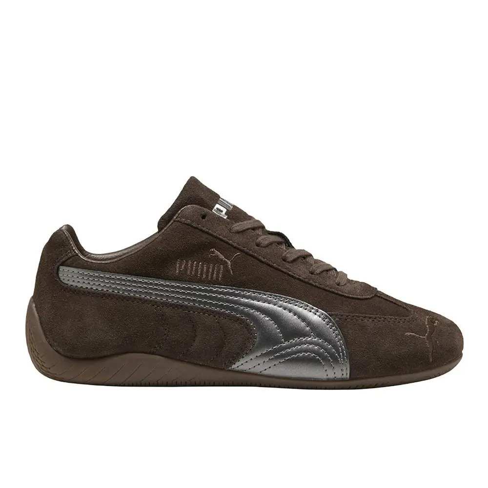 Puma Speedcat Lux Lace Up Womens Brown Sneakers Casual Shoes 40819801 - Brown
