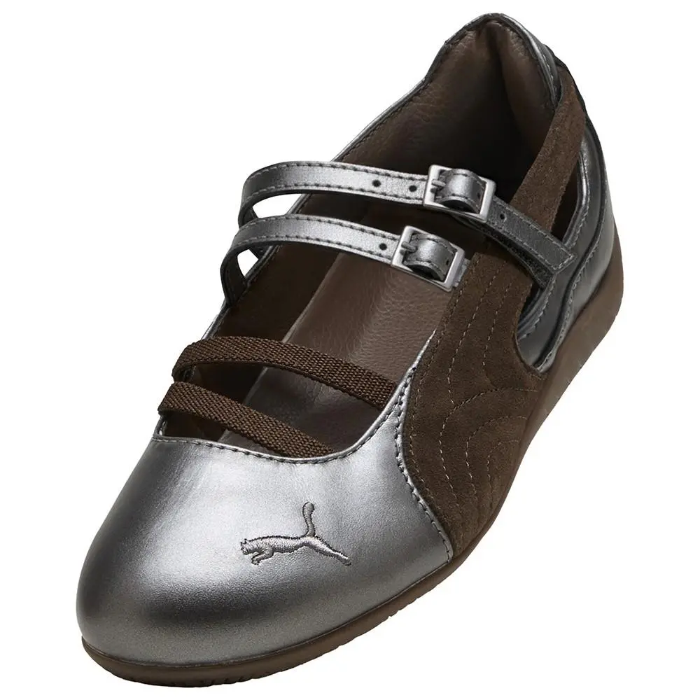 Puma shoes - PUMA Speedcat Ballet Lux - Speedcat Ballet Lux - 40819701 - Brown, Silver 4