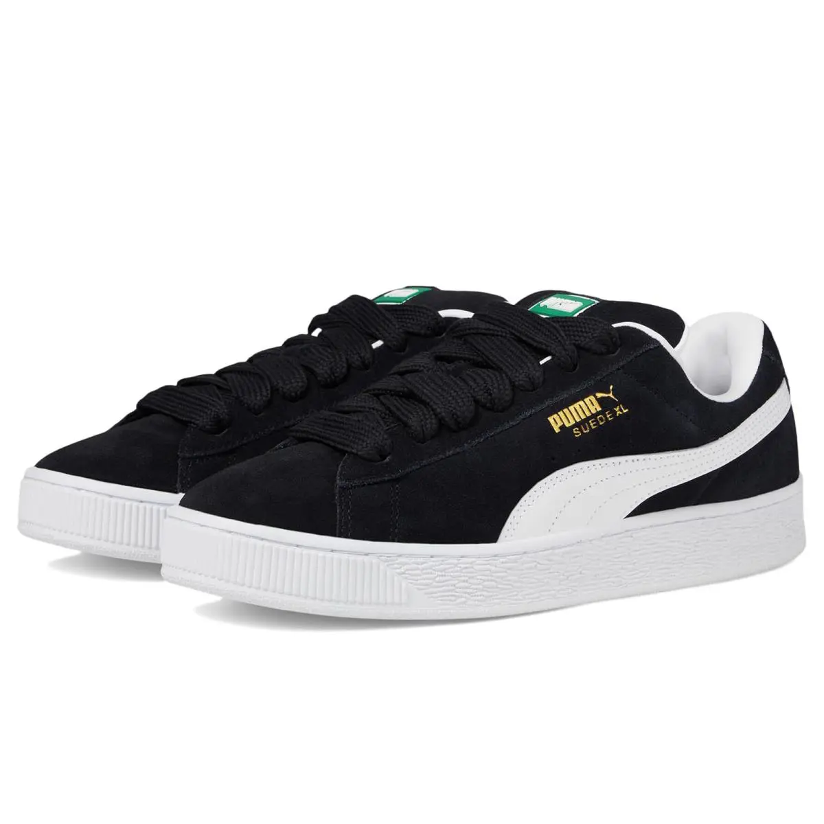 Man`s Sneakers Athletic Shoes Puma Suede Xl Shoes - Puma Black/Puma White