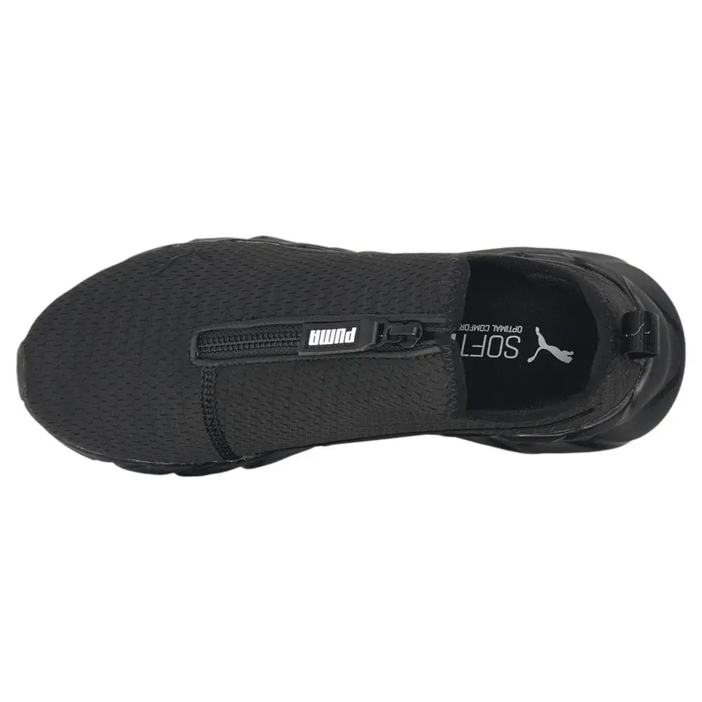 Puma shoes - PUMA Weave Zip Slip On Training - 19392302 - Black 2