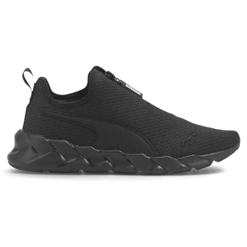 Puma shoes - PUMA Weave Zip Slip On Training - 19392302 - Black 5