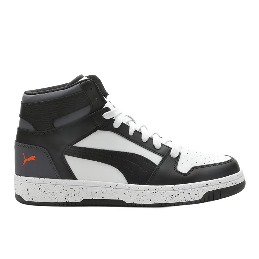 Puma shoes - PUMA Rebound Layup Speckle High Top - 38322204 - Black 7
