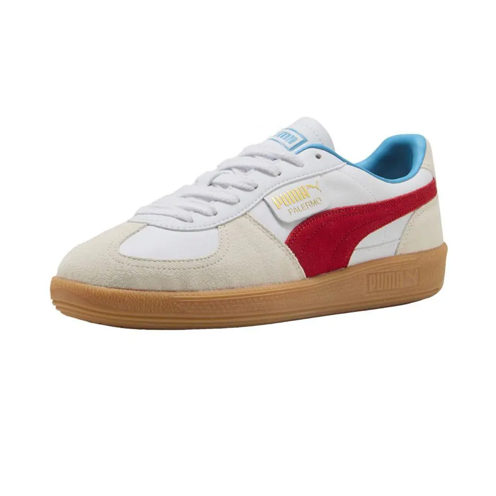 Puma shoes - PUMA Palermo Leather Lace Up - 39646421 - White 6