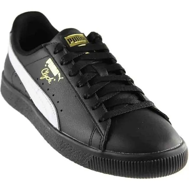 Puma shoes - PUMA Clyde - Clyde - 364669 04 - Black, White, Gold (UPC: 190275317764) 2