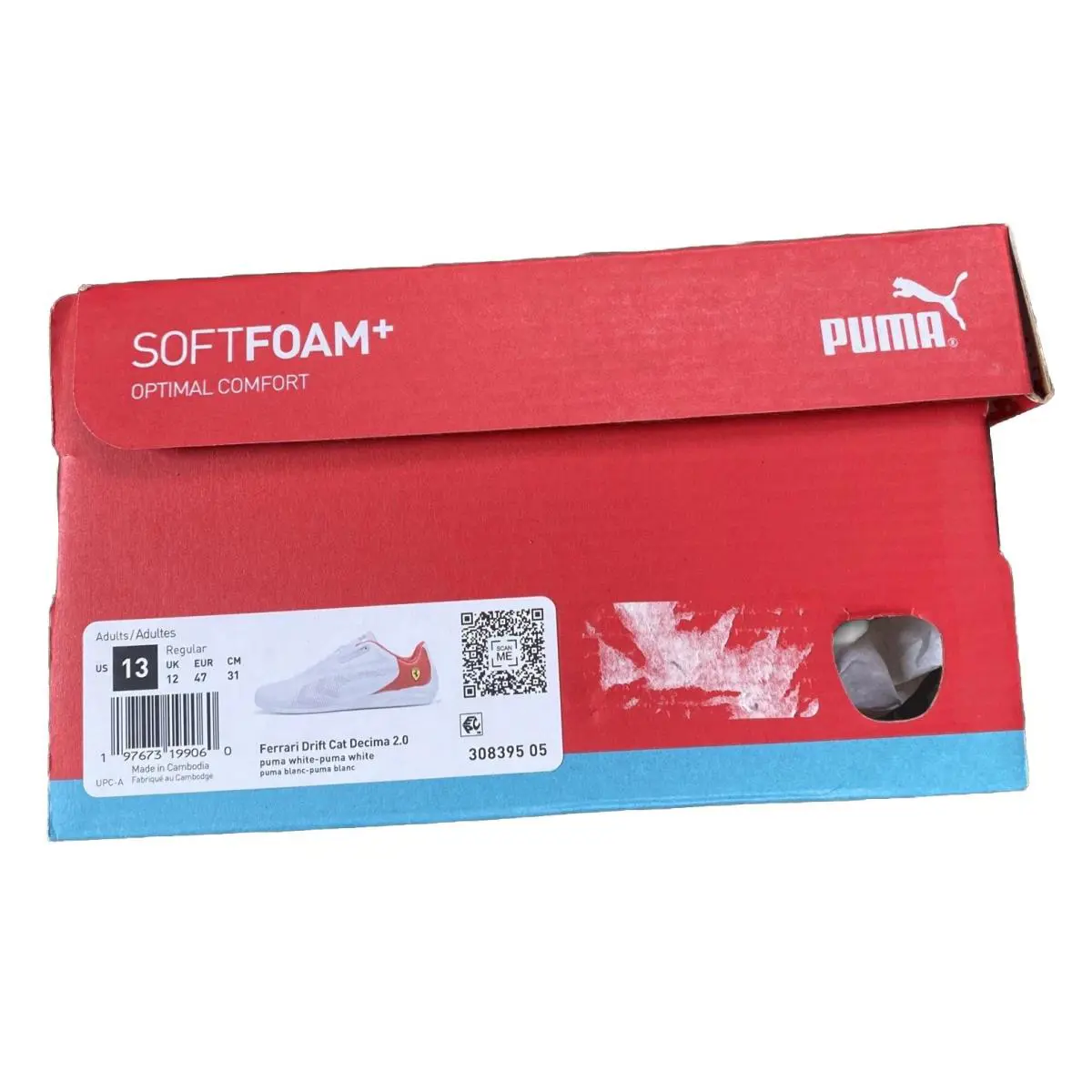 Puma shoes - PUMA Scuderia Ferrari - Scuderia Ferrari - 308395 - Puma White/Puma White 10