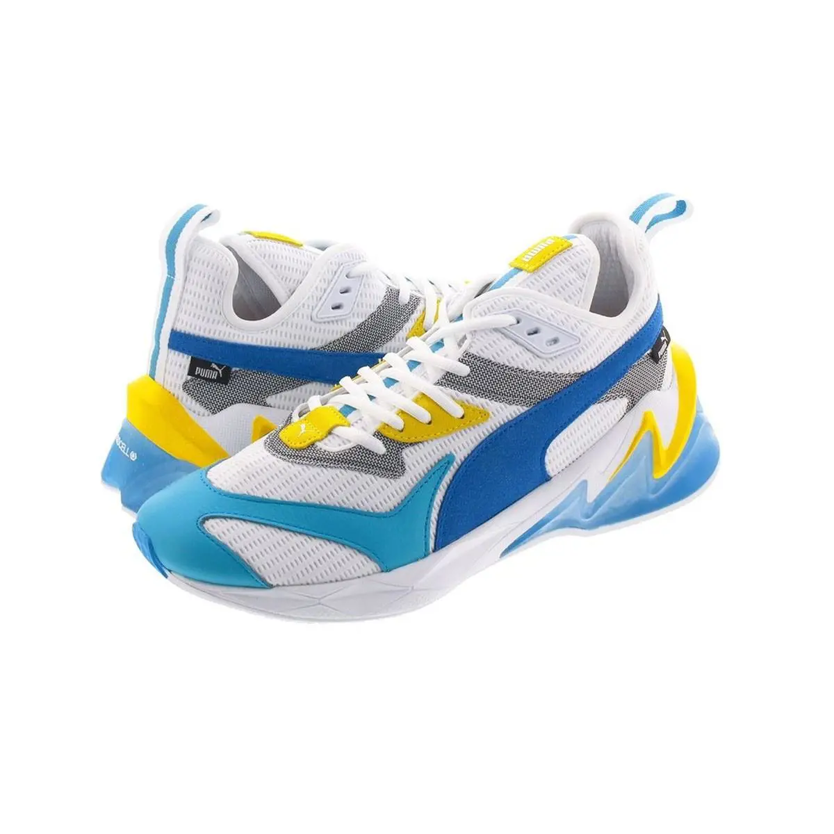 Puma shoes - White/Blue/Yellow (UPC: 192340959282) 3