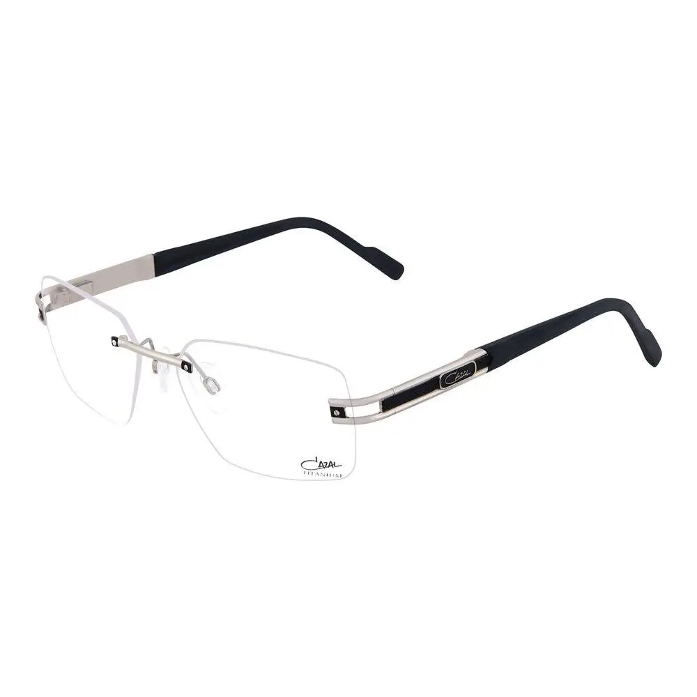 Cazal 7103 Eyeglasses Eye Glasses 002 Black Silver Mat 58mm Men