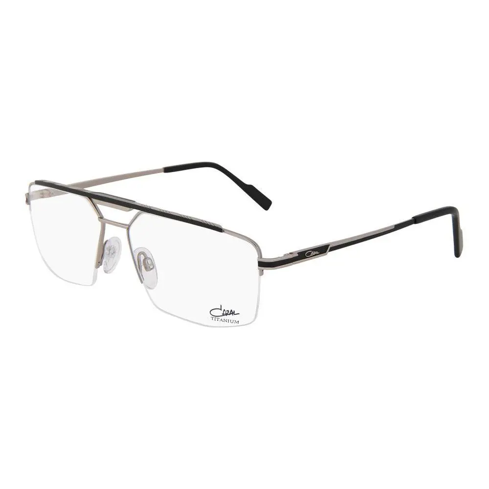 Cazal 7098 Eyeglasses Eye Glasses 002 Silver Black 59mm Men
