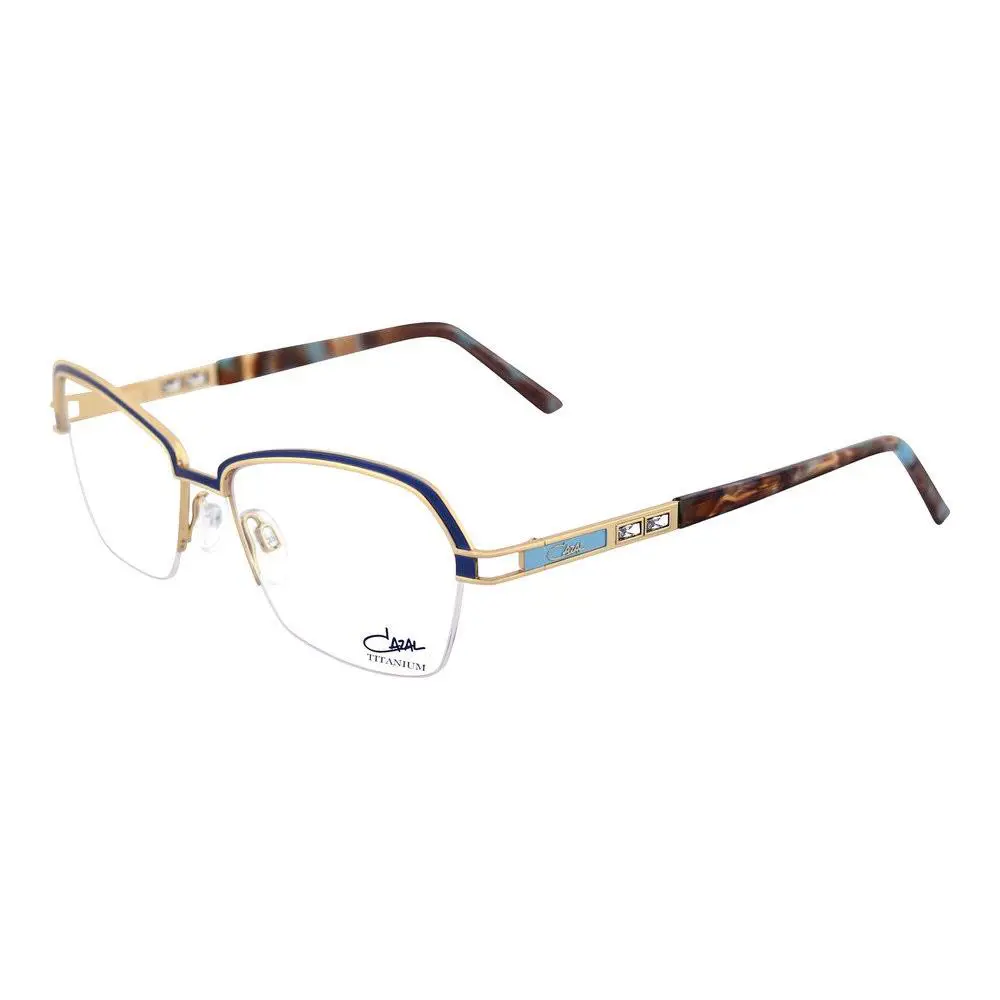 Cazal 1278 Eyeglasses Eye Glasses 001 Navy Blue Gold 52mm Ladies