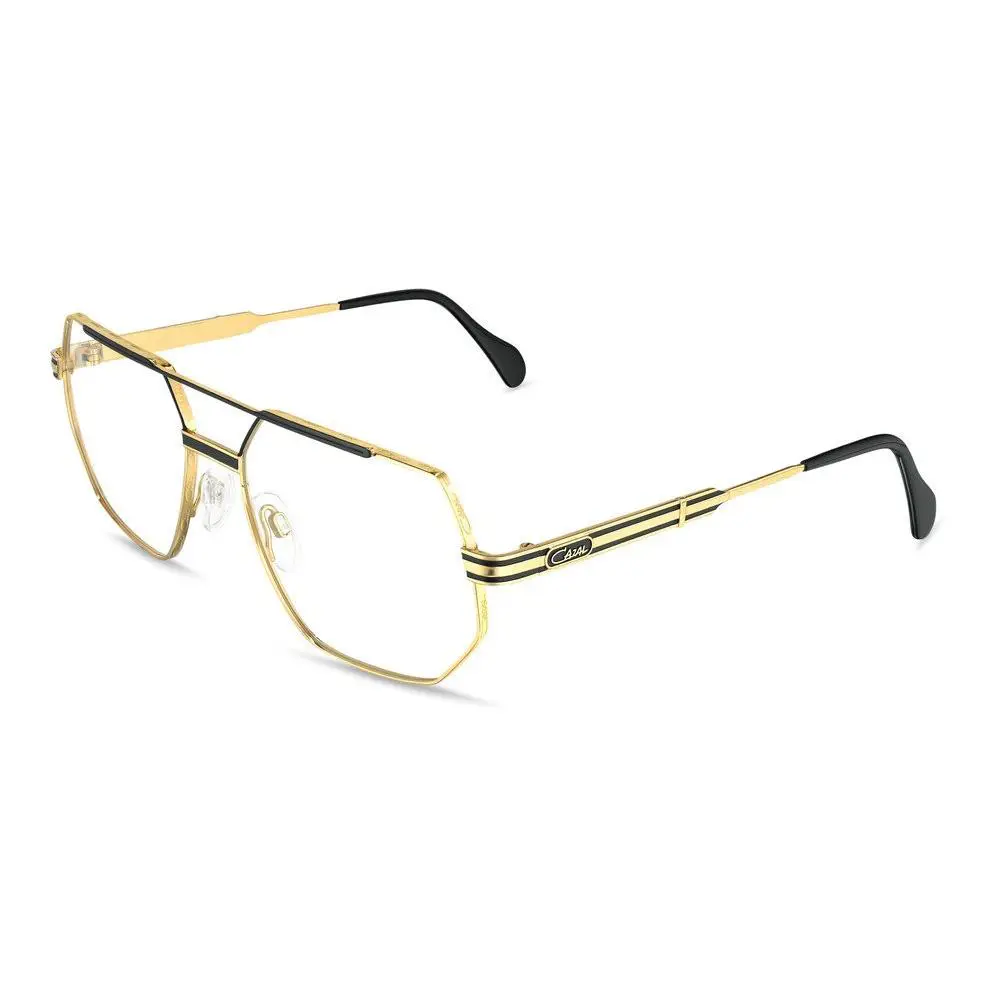 Cazal 7113 Eyeglasses Eye Glasses 001 E Black Gold 59mm Men