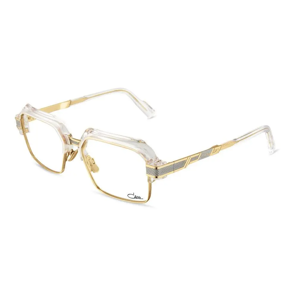 Cazal 6041 Eyeglasses Eye Glasses 002 Crystal Bicolour 56mm Men