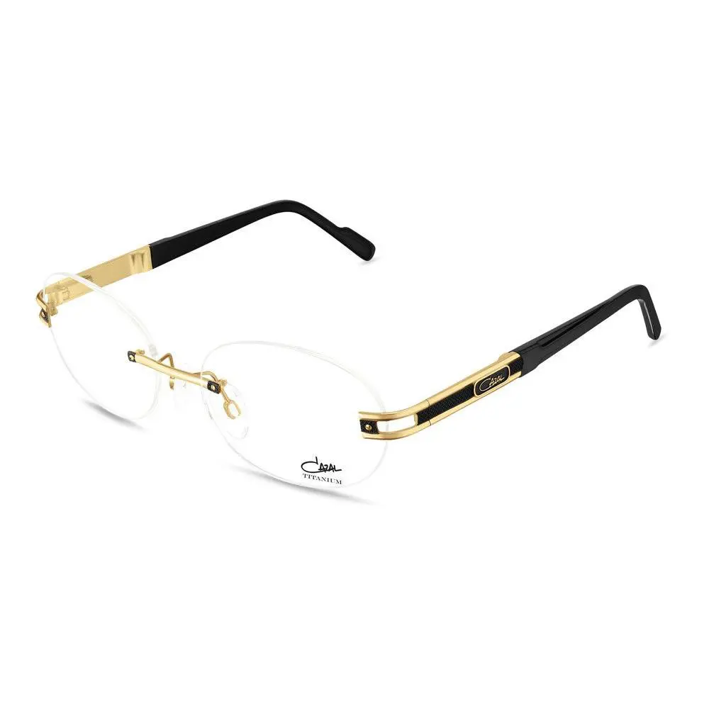 Cazal 7118 Eyeglasses Eye Glasses 001 E Black Gold 56mm Men