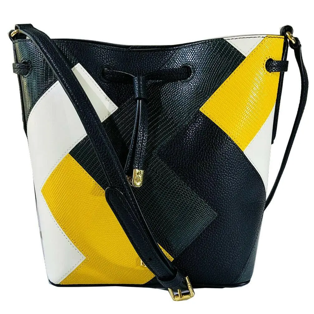 Ralph Lauren Patchwork Bucket Tote