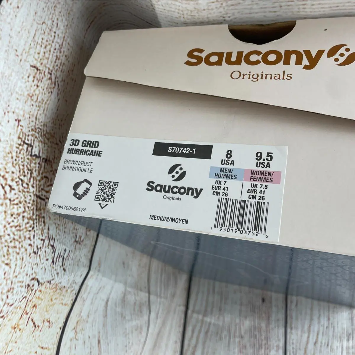 Saucony shoes - Saucony 3D Grid Hurricane - Grid Hurricane - Brown (UPC: 195019037526) 9