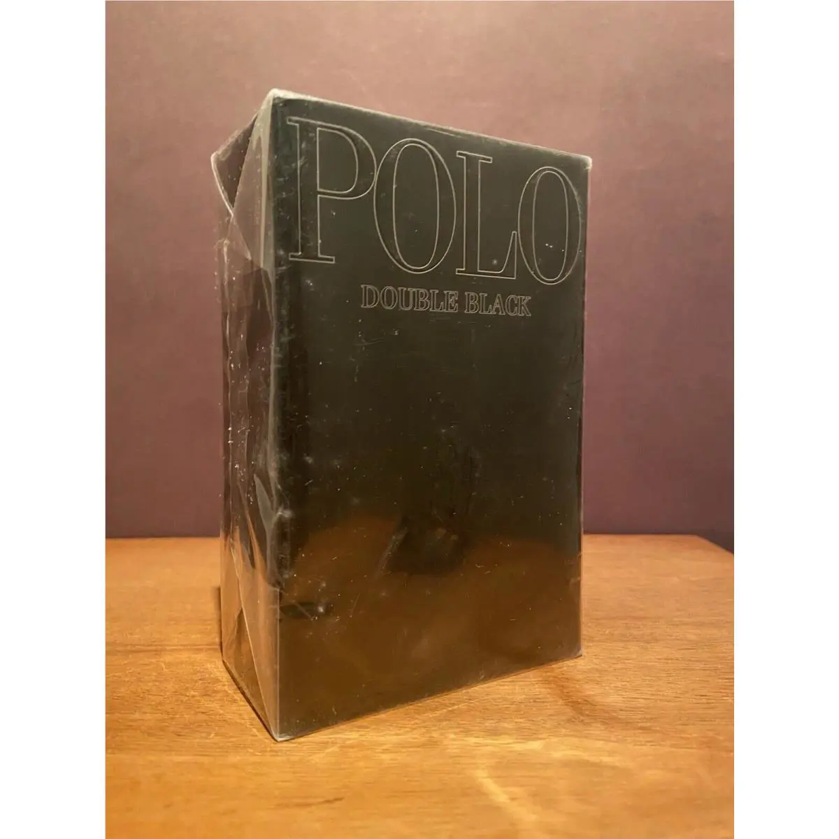 Ralph Lauren Polo Double Black 4.2 Fl. OZ / 125 ML Edt Spray For Men Box