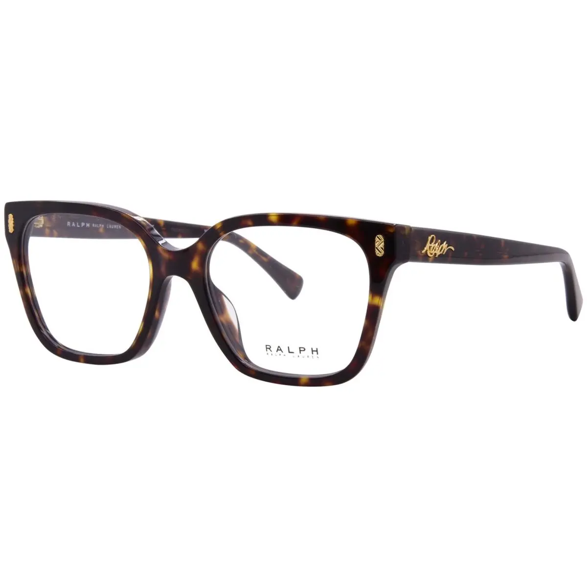 Polo Ralph Lauren RA7158U 5003 Eyeglasses Women`s Dark Havana Full Rim 53mm
