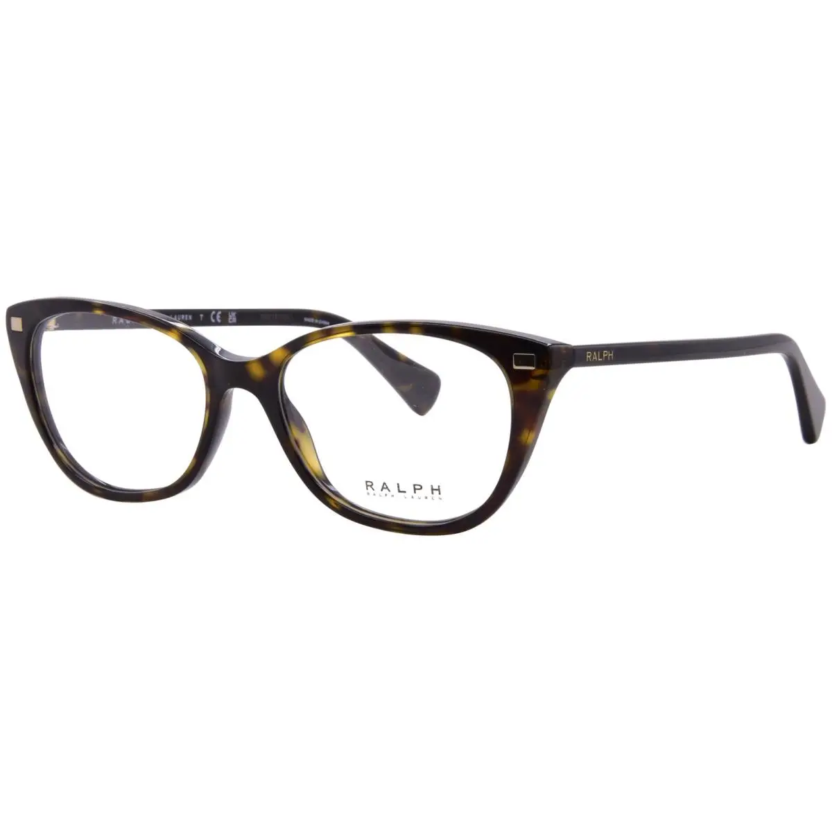 Ralph RA7146 5003 Eyeglasses Women`s Shiny Havana Full Rim 53mm
