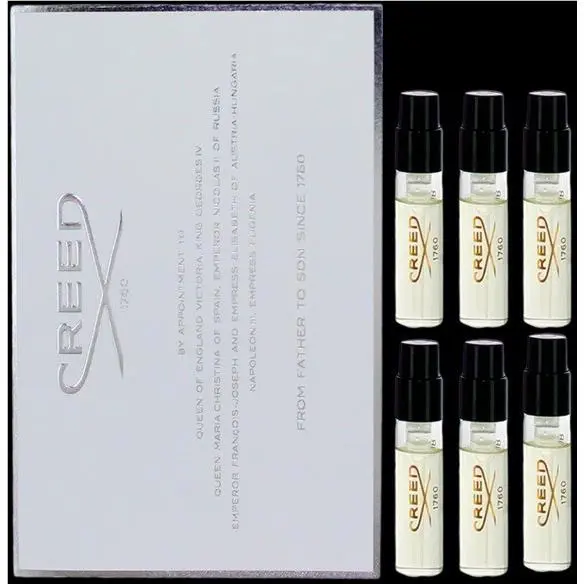 Creed Royal Mayfair Men Combo Pack: Miniature Edp Spray 0.48oz 6x0.08oz