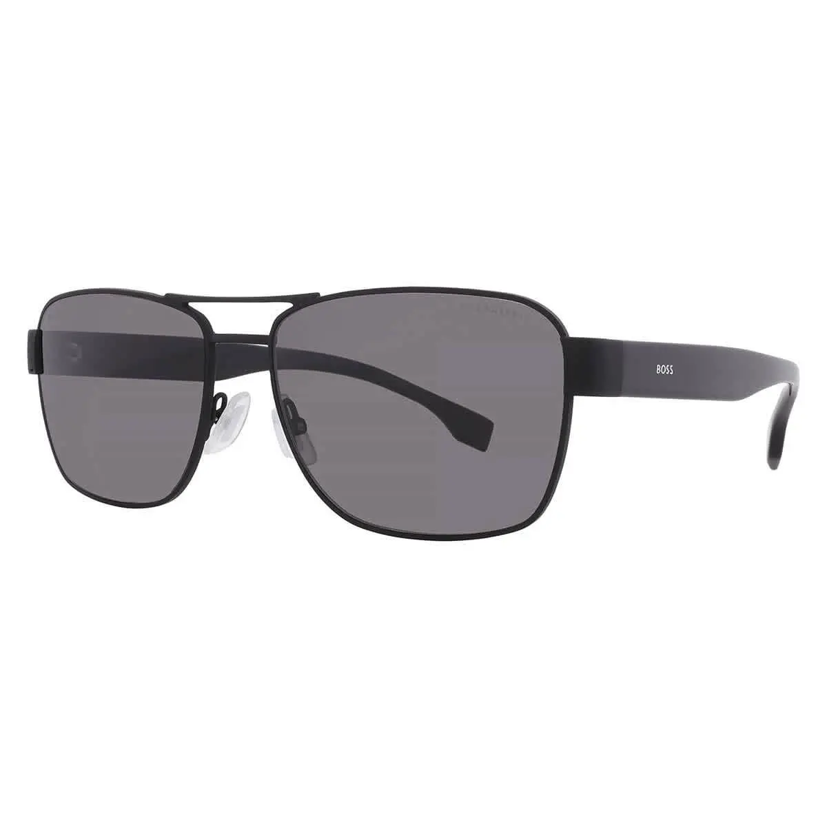 Hugo Boss Polarized Grey Navigator Men`s Sunglasses Boss 1441/O/S 0807/M9 60