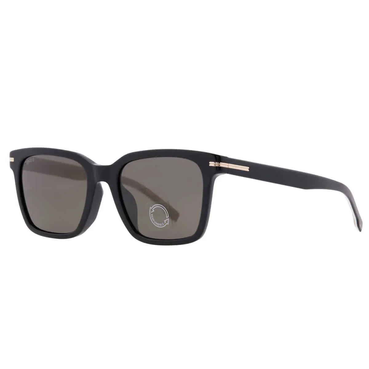 Hugo Boss Grey Square Men`s Sunglasses Boss 1540/F/SK 00WM/IR 54 Boss 1540/F/SK