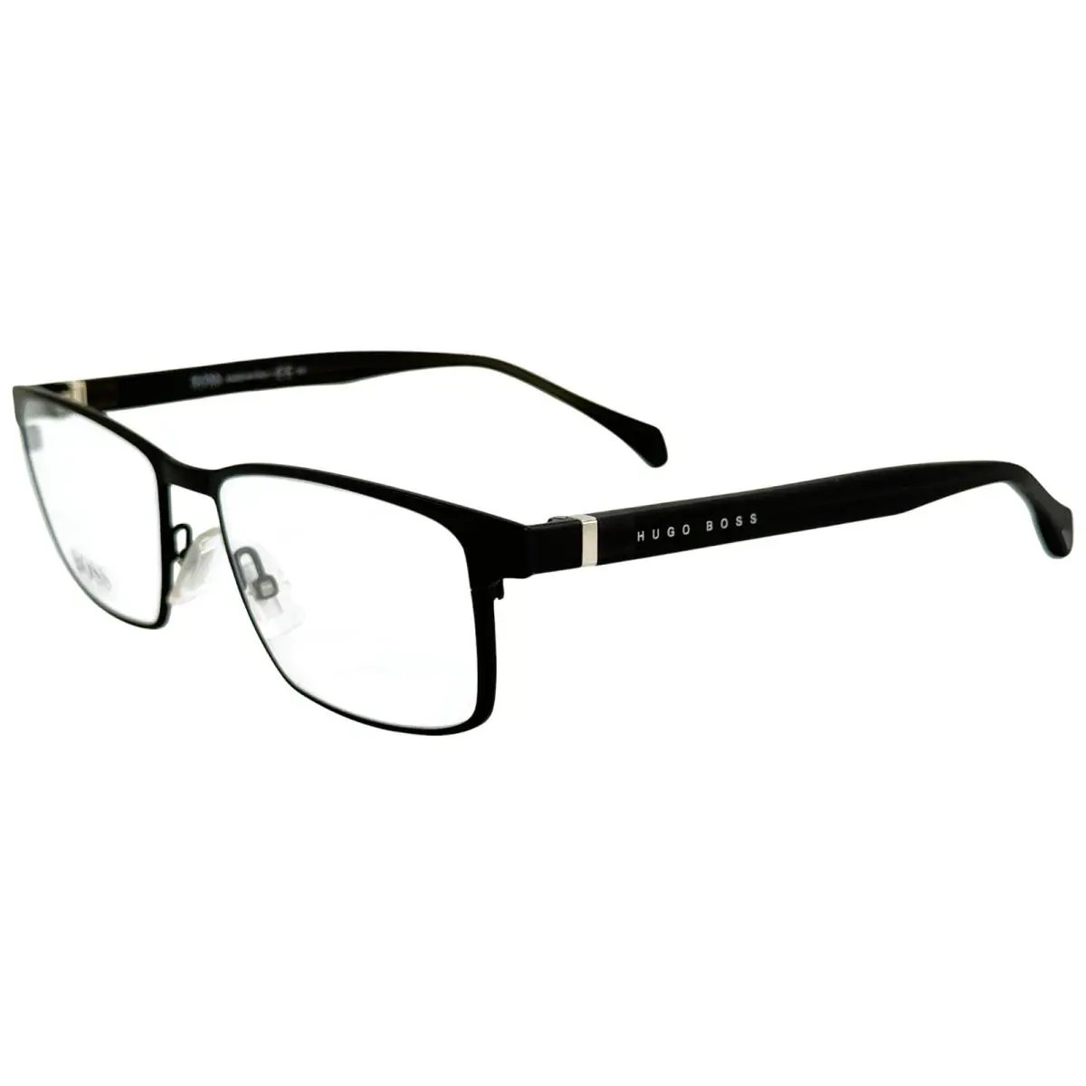 Hugo Boss 1119/IT 003 Eyeglasses Men`s Matte Black Full Rim Rectangle Shape 56mm