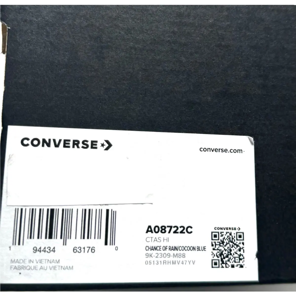 Converse shoes - Converse Chuck Taylor High - Chuck Taylor High - A08722C - Blue 14