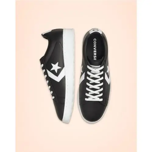 Converse shoes - Converse Pro Leather OX - Pro Leather - Black/White 3
