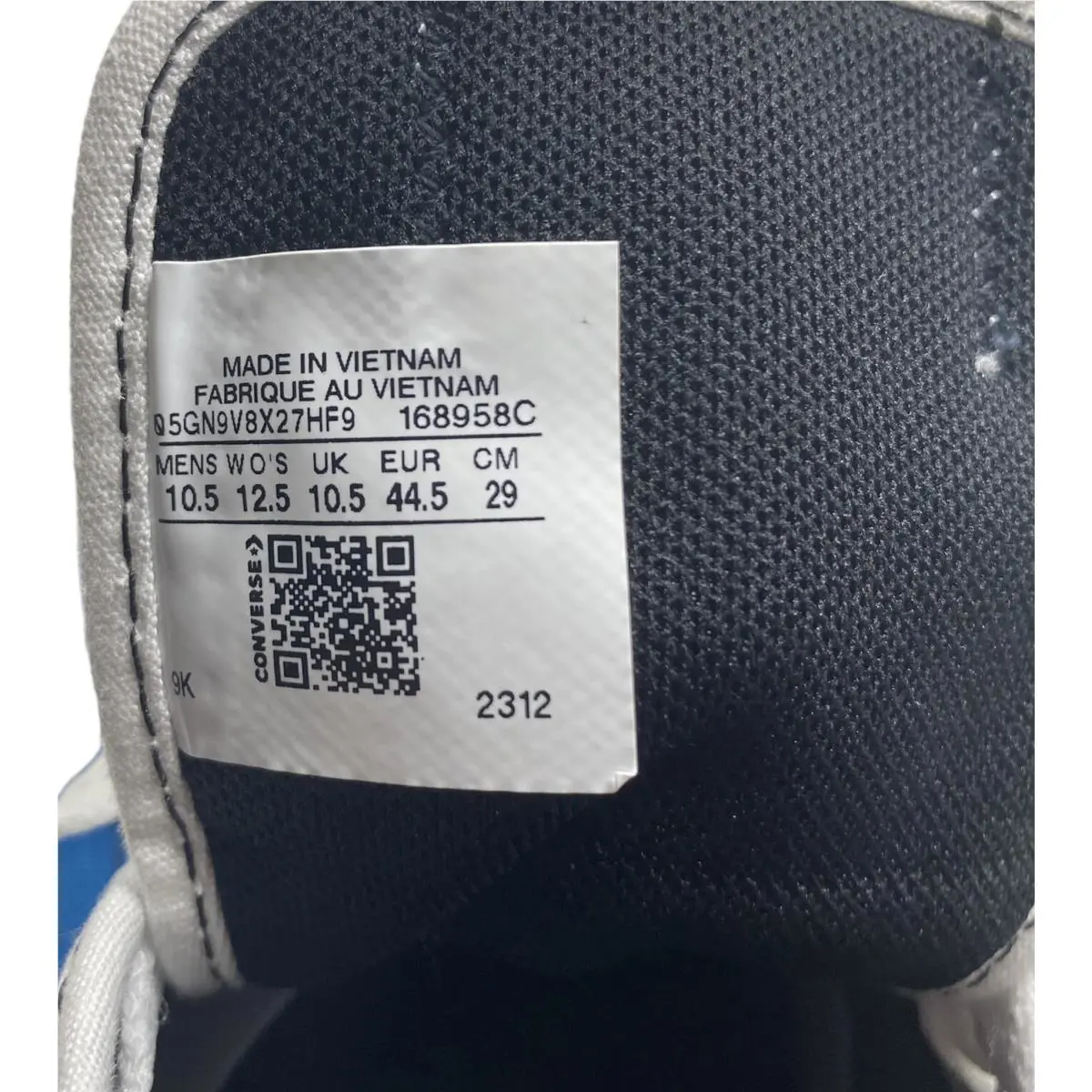 Converse shoes - Converse Chuck Taylor AS - Chuck Taylor - 168958C-WBBW - Black/Blue/White 7