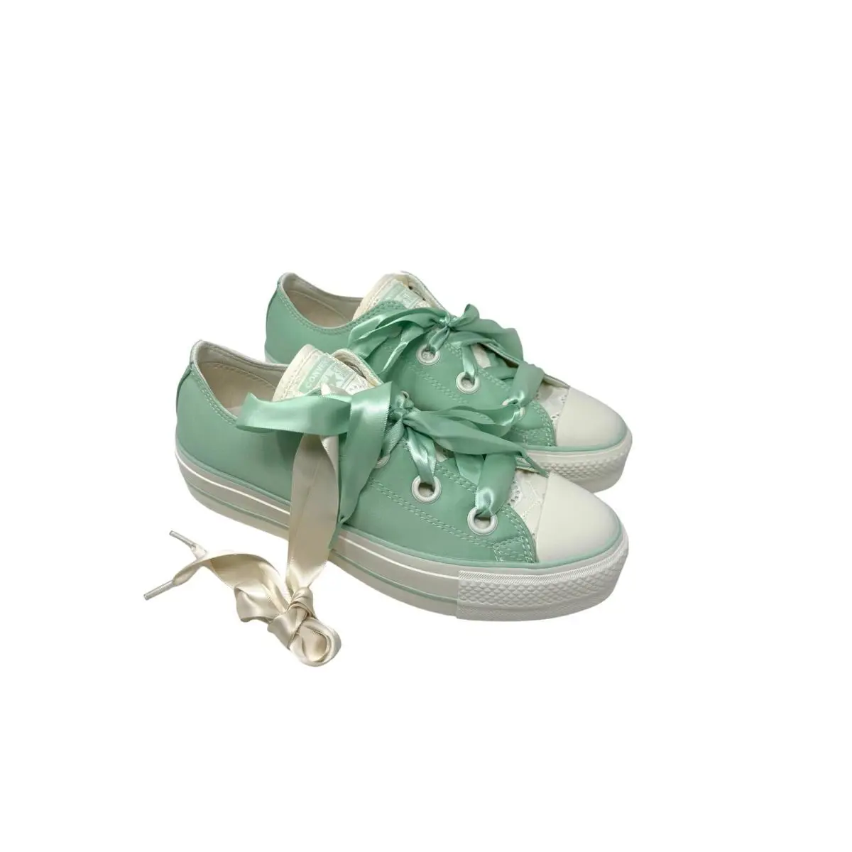 Converse shoes - Converse Chuck Taylor Lift Platform - A10300C - Green 1