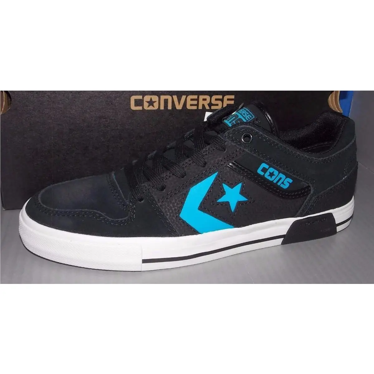 Converse shoes - Converse OX - Black/Blue  1