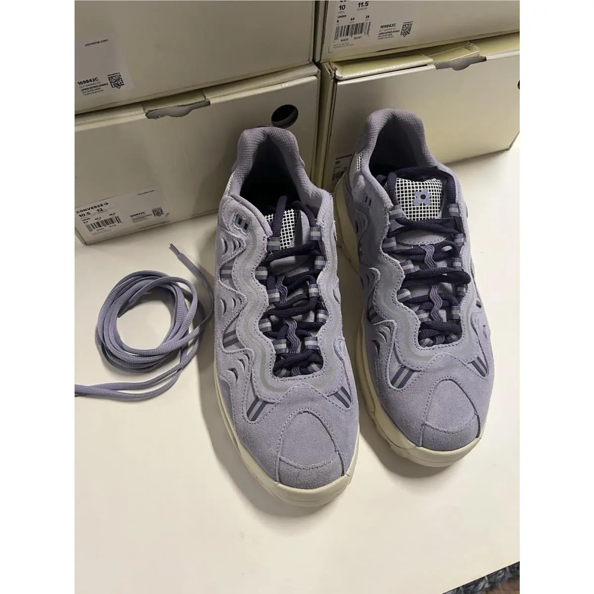 Converse shoes - Converse Gianno - Gianno - 169842C - Lavender Gray/White Asparagus 4