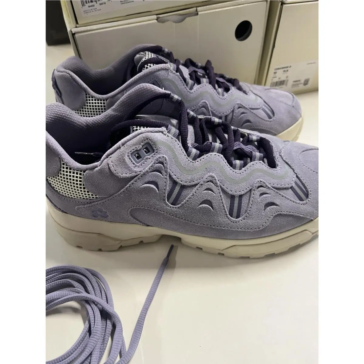 Converse shoes - Converse Gianno - Gianno - 169842C - Lavender Gray/White Asparagus 7