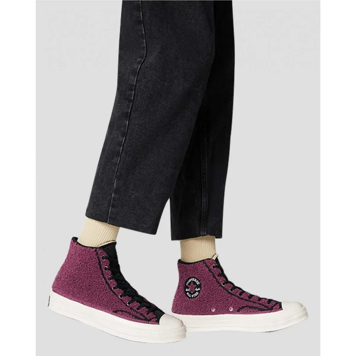 Converse shoes - Shadowberry/Black 2
