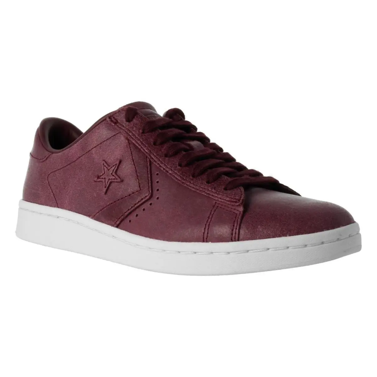 Converse Women`s Pro Leather LP Ox - Dark Sangria/White