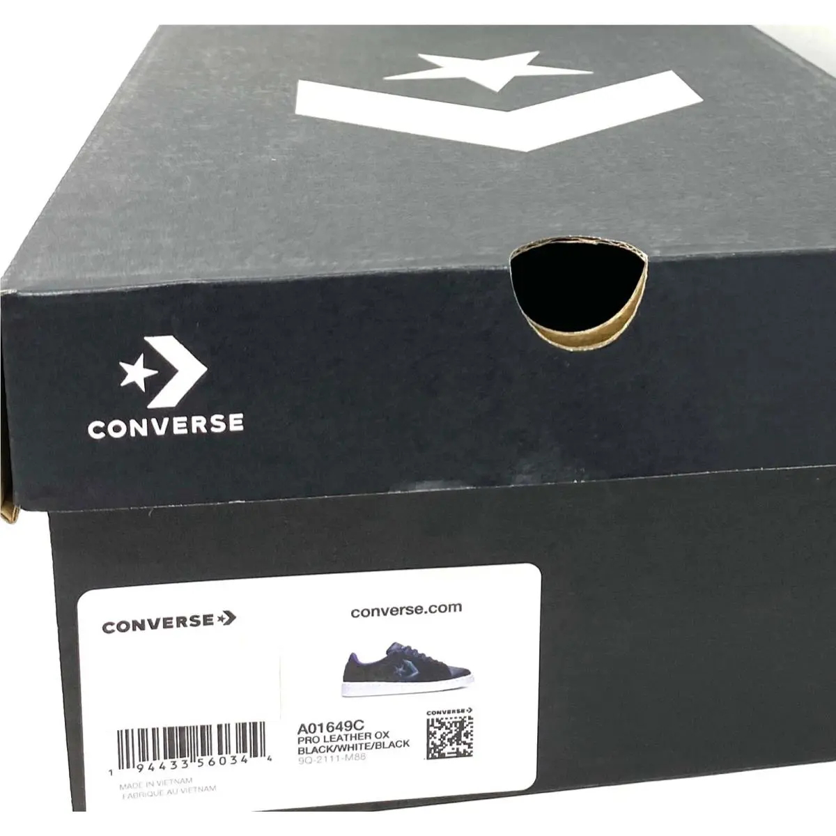 Converse shoes - Converse Pro Leather - Pro Leather - A01649C - Black 8