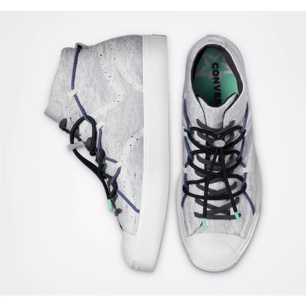 Converse shoes - White/White/Storm Wind 2